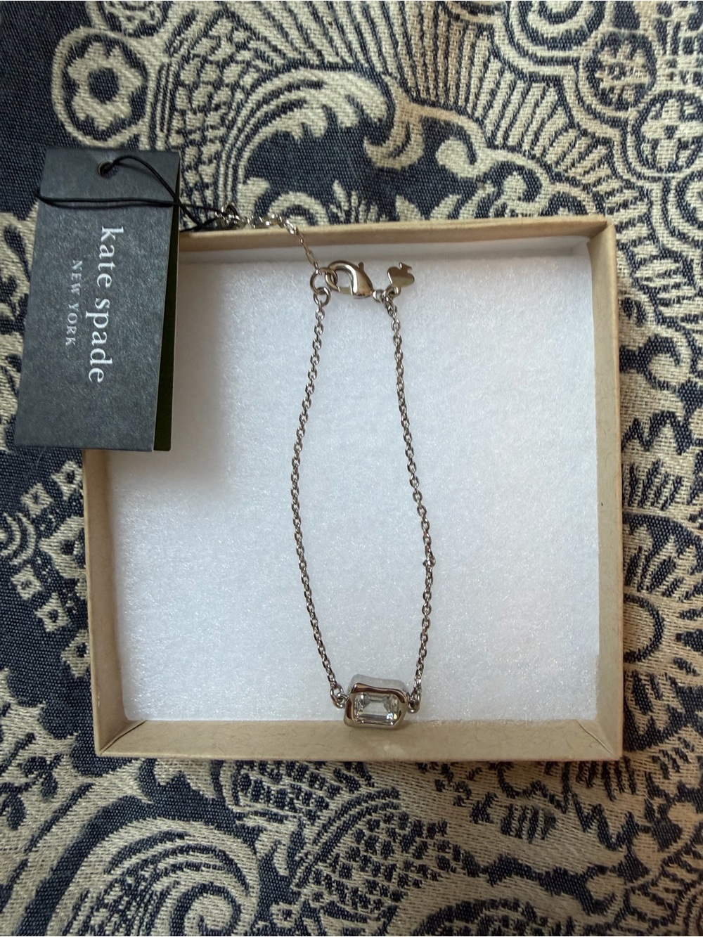 NWT- Kate Spade Molten Glass Solitaire Bracelet